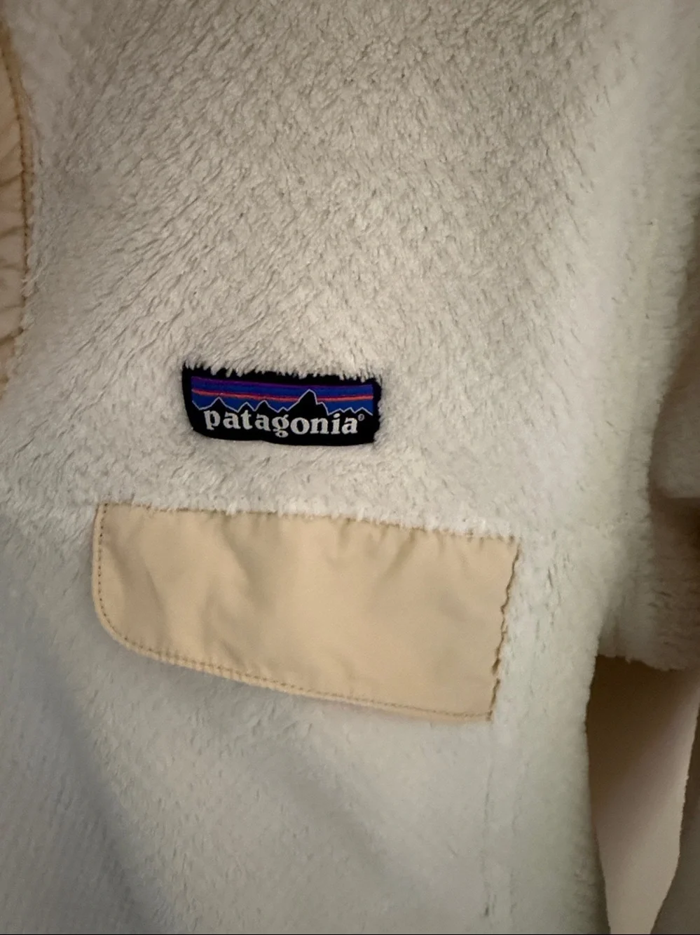 Patagonia Re-Tool Snap-T Pullover Fleece Cream Small